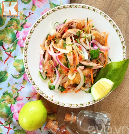 Tận dụng gà thừa làm nộm xé phay
