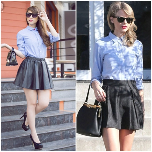 Thời trang của taylor swift được sao việt ưa chuộng