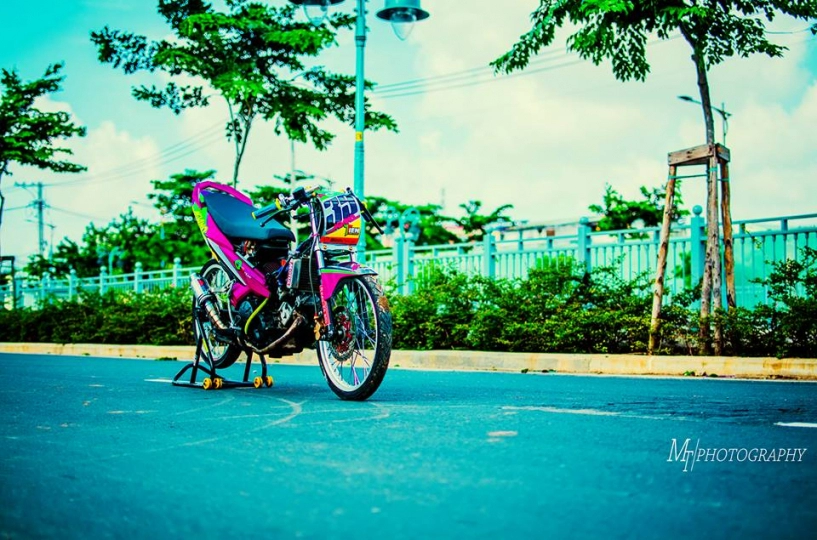 Exciter độ drag mang tên milano tiến uy mãnh