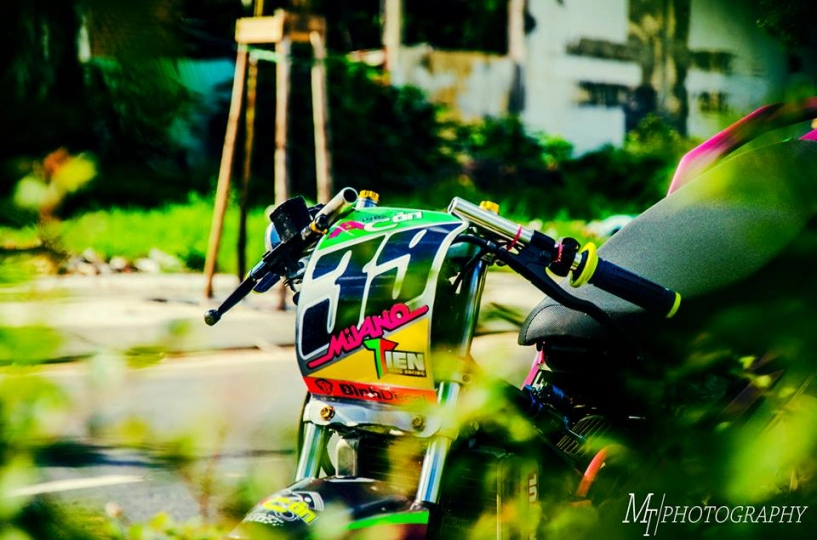 Exciter độ drag mang tên milano tiến uy mãnh