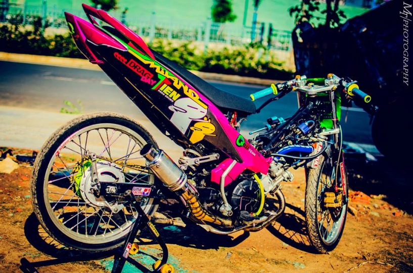 Exciter độ drag mang tên milano tiến uy mãnh