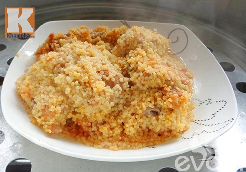 Đổi vị với sườn hấp hạt kê ngon miệng