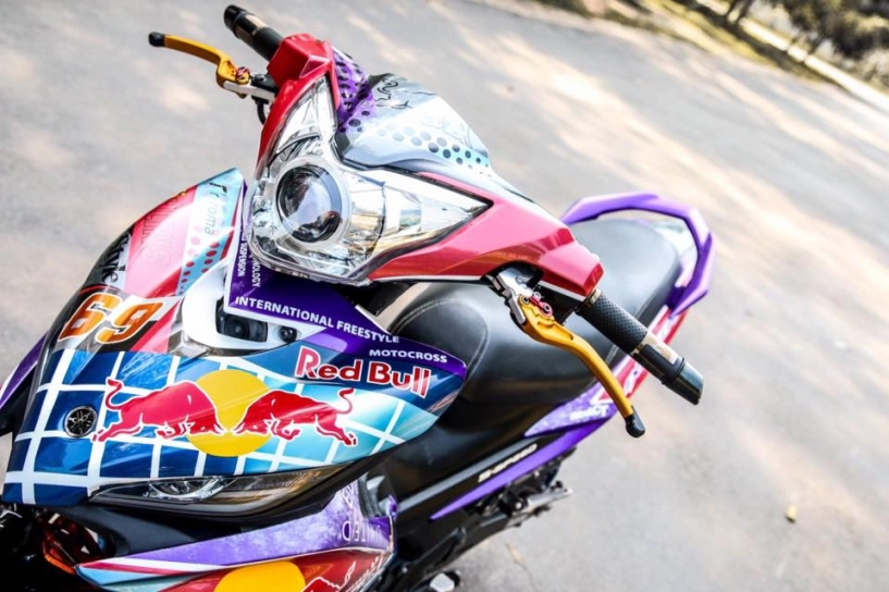 Exciter 135 độ nổi bật với phiên bản redbull