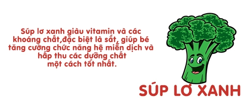 Những loại rau củ quả lý tưởng cho bé tập ăn dặm