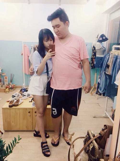 Câu chuyện về cặp đôi bố 100kg mẹ 40kg