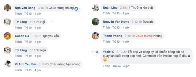 Đừng bỏ lỡ cơ hội nhận quà khủng từ yeah1x