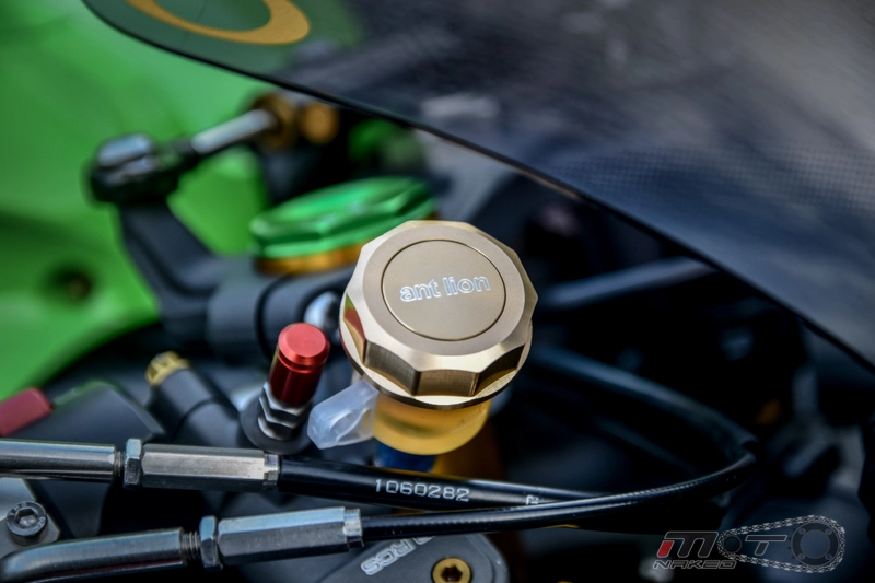 Kawasaki ninja zx-10r phiên bản 30 năm độ sành điệu xứ chùa vàng
