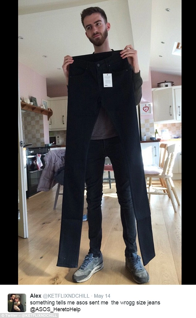 Khách hàng mua quần jeans quái dị của asos và cái kết phũ phàng