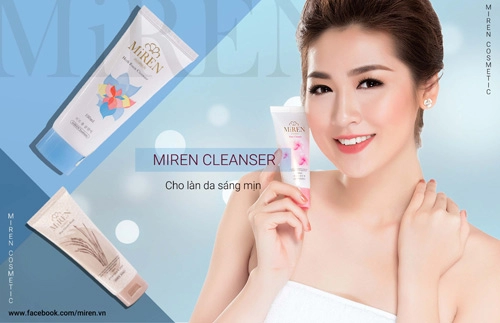 Á hậu tú anh - đại sứ thương hiệu mỹ phẩm miren