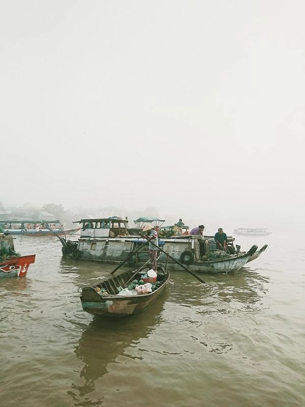Chợ nổi cái răng- cần thơ địa điểm du lịch hấp dẫn