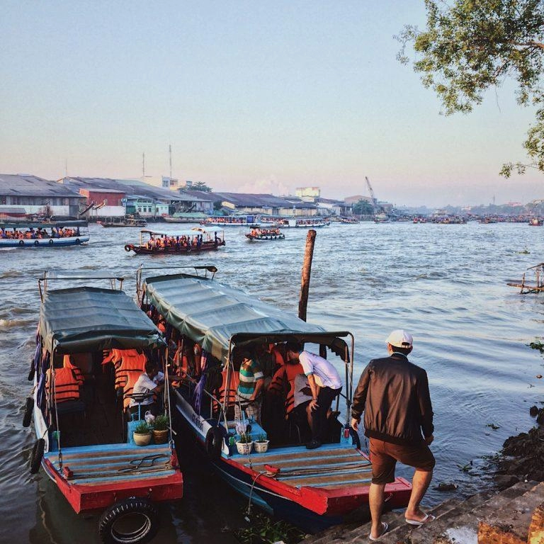 Chợ nổi cái răng- cần thơ địa điểm du lịch hấp dẫn
