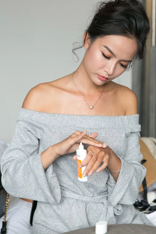 Ntk lê thanh hoà bảo vệ da cho dàn mẫu
