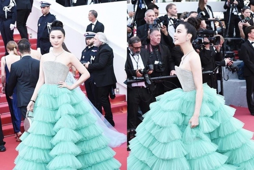Phạm băng băng hiên ngang giành giải trang phục đẹp nhất cannes 2018