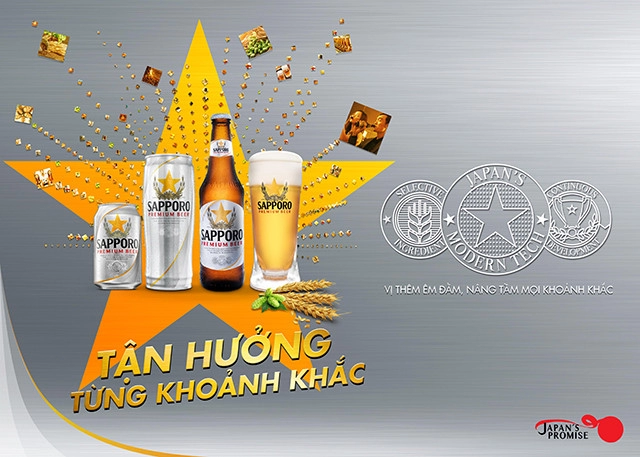 Tận hưởng từng khoảnh khắc của sapporo premium beer