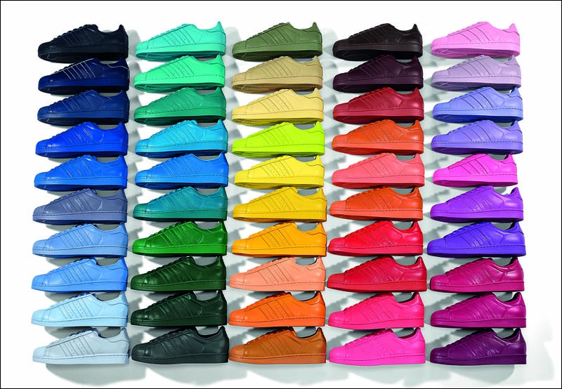 Bst giày 50 sắc thái của adidas đầy trẻ trung