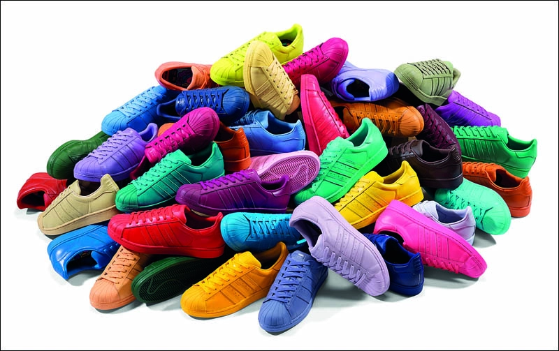 Bst giày 50 sắc thái của adidas đầy trẻ trung