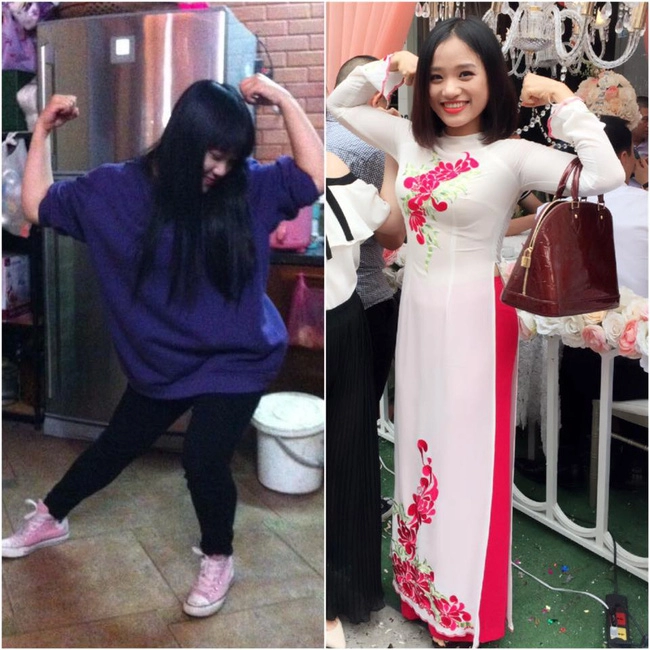 Cách mà cô nàng giảm 28kg trong 17 tháng