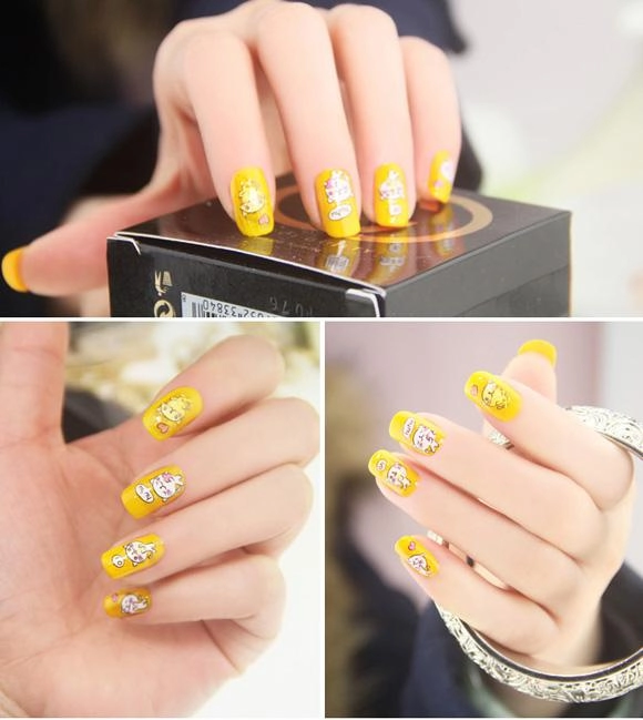 Những mẫu móng tay hoạt hình đẹp dễ thương