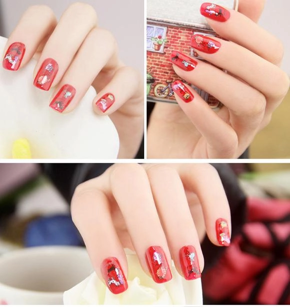 Những mẫu móng tay hoạt hình đẹp dễ thương