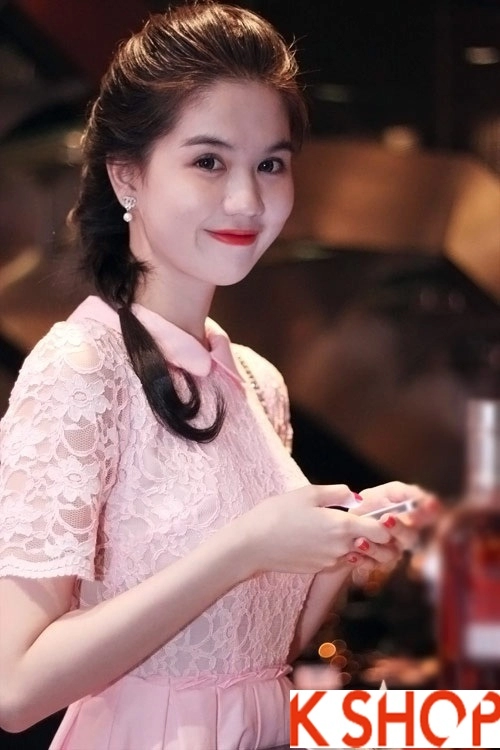 5 kiểu tóc tết đẹp xinh xắn của ngọc trinh