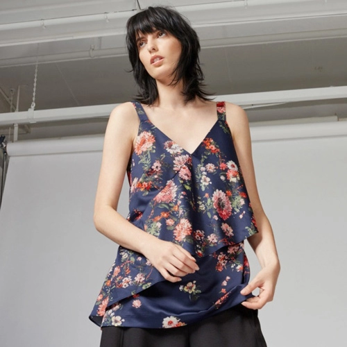 Bst thu đông warehouse mùa style buông rủ kết hợp họa tiết
