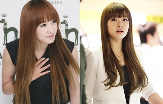 Những kiểu tóc dài thẳng đẹp tự nhiên của các sao việt và kpop