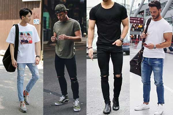 10 cách mix đồ với quần jean nam cực cá tính
