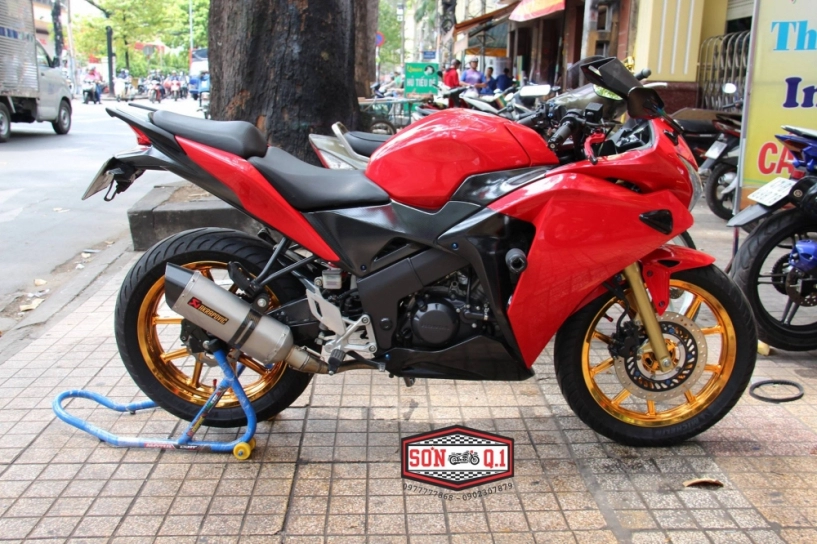 Honda cbr 150 độ nhẹ cùng dàn chân hàng hiệu hút hồn