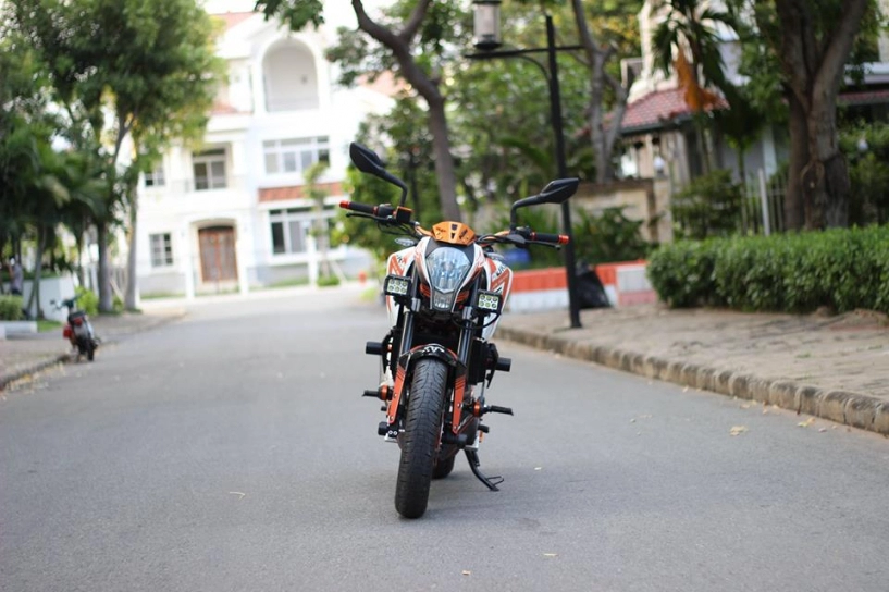 Ktm 390 duke abs độ pô akrapovic titanium kèm kn usa