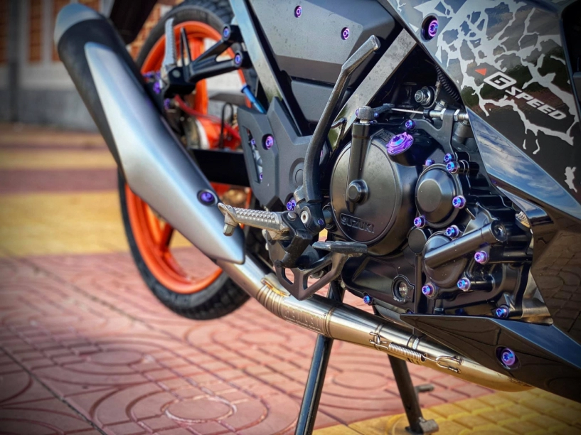 Satria lột xác với dàn chân làm điểm nhấn độc đáo