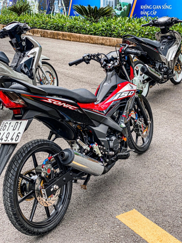 Honda Sonic độ phuộc Nitron full đồ chơi hơn 200 triệu của biker Hải Phòng   Motosaigon