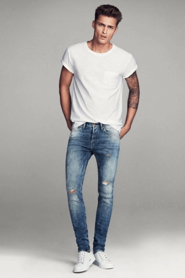 Bí quyết phối quần jeans nam đẹp cá tính