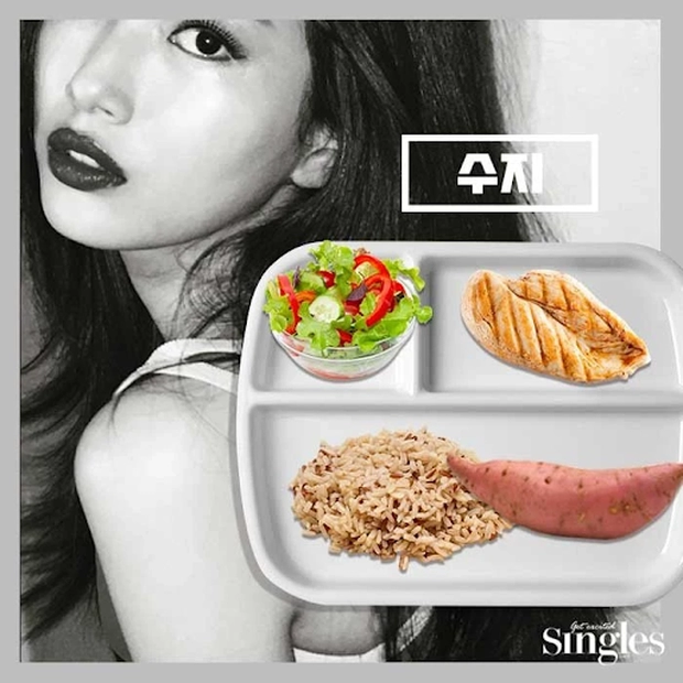 Thực đơn ăn kiêng của bae suzy