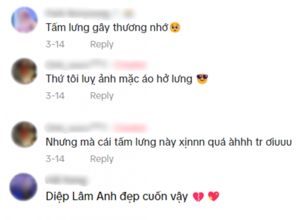 Bóng lưng siêu nuột của diệp lâm anh