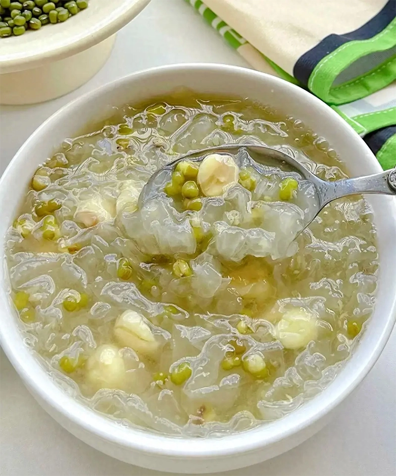 Ăn đều đặn hạt sen 2 lầntuần và kết hợp với 2 nguyên liệu