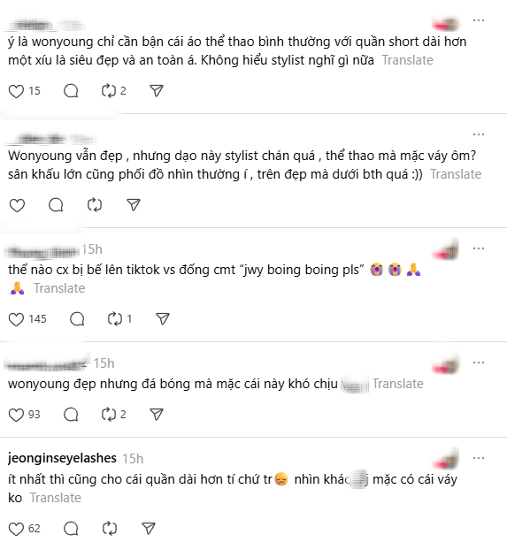 Outfit siêu ngắn gây tranh cãi của kpop