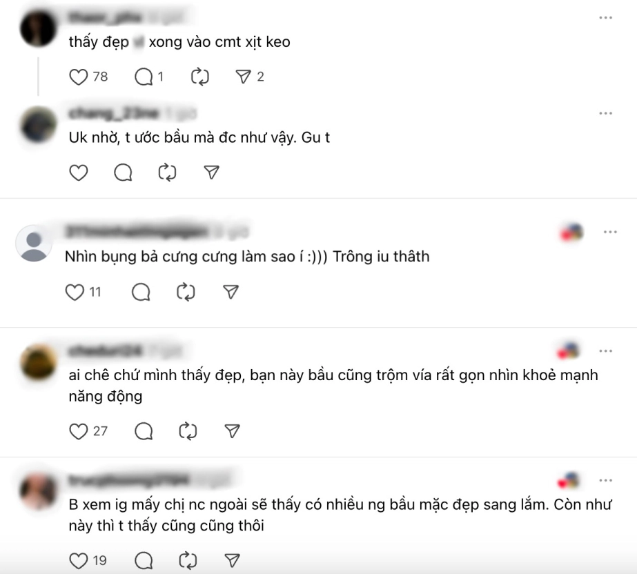 Style khoe bụng bầu triệt để của tiktoker ly phạm