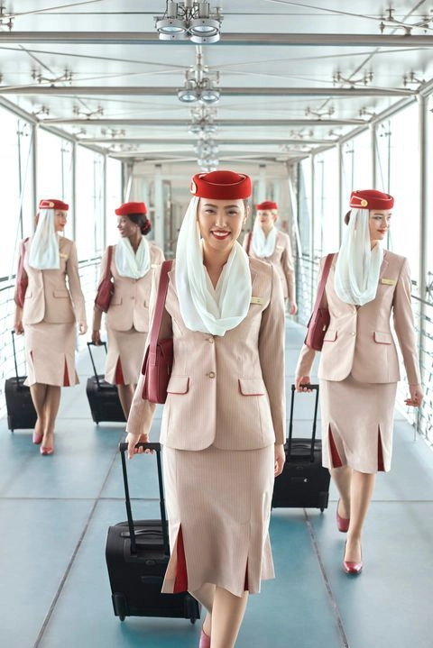 Hình ảnh đồng phục tiếp viên hàng không của sun phuquoc airways